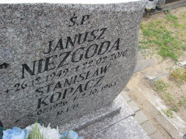 Janusz Niezgoda 1949 Przystajń - Grobonet - Wyszukiwarka osób pochowanych