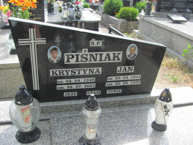 Krystyna Piśniak 1948 Przystajń - Grobonet - Wyszukiwarka osób pochowanych