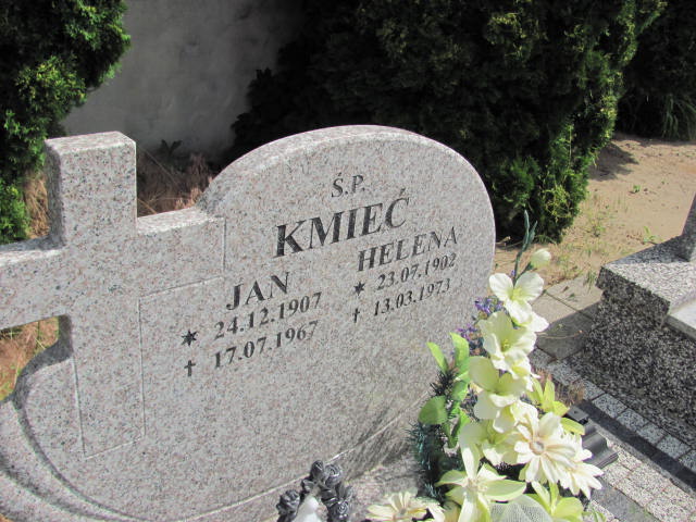 Jan Kmieć 1907 Przystajń - Grobonet - Wyszukiwarka osób pochowanych
