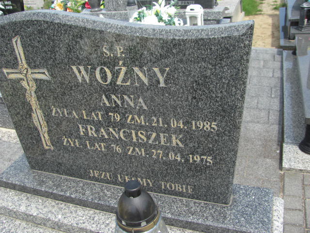 Anna Woźna Przystajń - Grobonet - Wyszukiwarka osób pochowanych