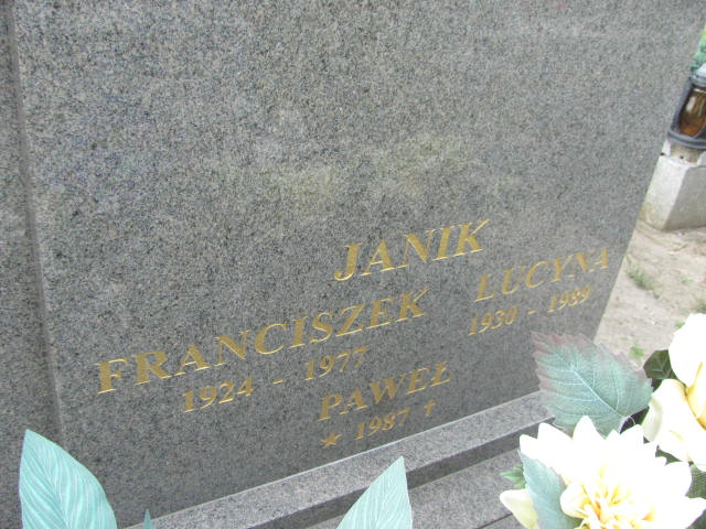 Lucyna Janik 1929 Przystajń - Grobonet - Wyszukiwarka osób pochowanych