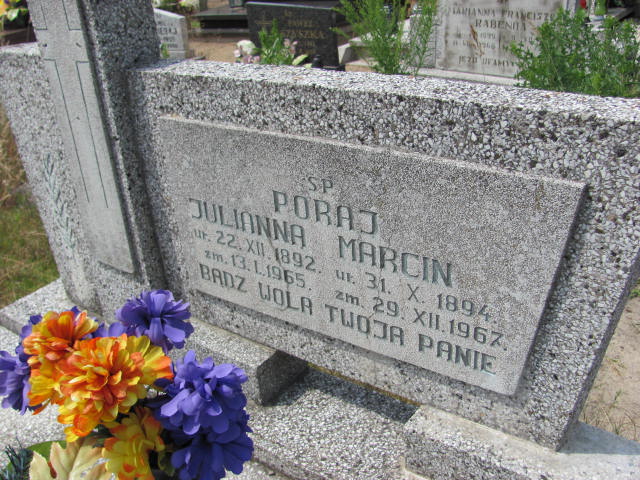 Julianna Poraj 1892 Przystajń - Grobonet - Wyszukiwarka osób pochowanych
