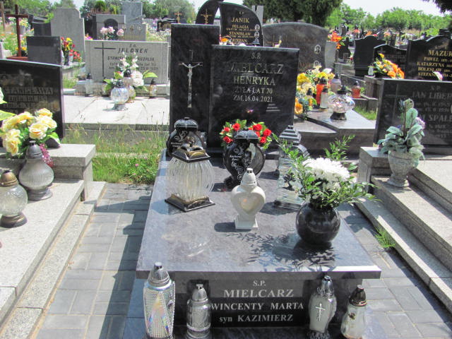 Grób Henryka Mielcarz