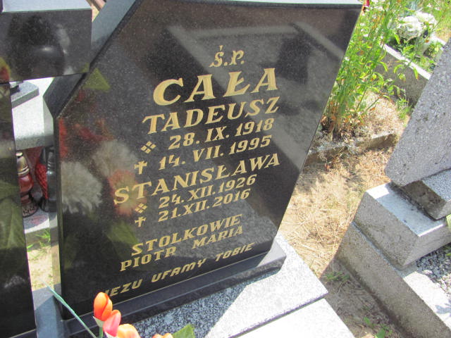 Stanisława Cała 1926 Przystajń - Grobonet - Wyszukiwarka osób pochowanych