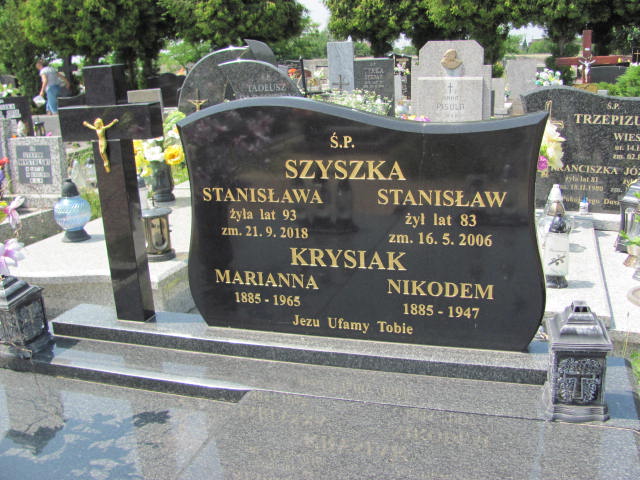  Szyszka Przystajń - Grobonet - Wyszukiwarka osób pochowanych