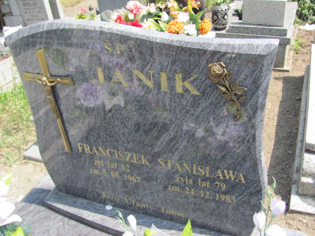 Stanisława Janik Przystajń - Grobonet - Wyszukiwarka osób pochowanych