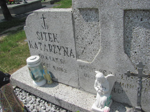 Katarzyna Sitek Przystajń - Grobonet - Wyszukiwarka osób pochowanych