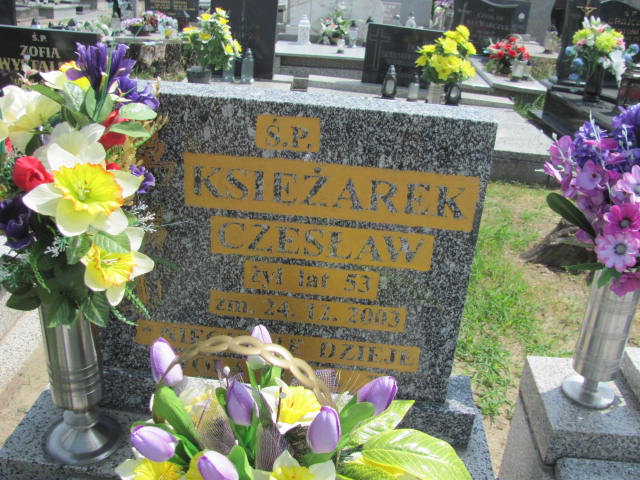 Czesław Księżarek Przystajń - Grobonet - Wyszukiwarka osób pochowanych