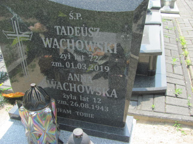 Tadeusz Wachowski Przystajń - Grobonet - Wyszukiwarka osób pochowanych