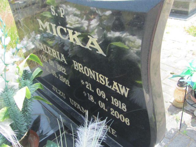 Bronisław Micka 1918 Przystajń - Grobonet - Wyszukiwarka osób pochowanych