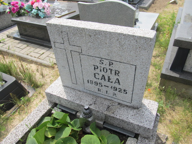 Piotr Cała 1894 Przystajń - Grobonet - Wyszukiwarka osób pochowanych